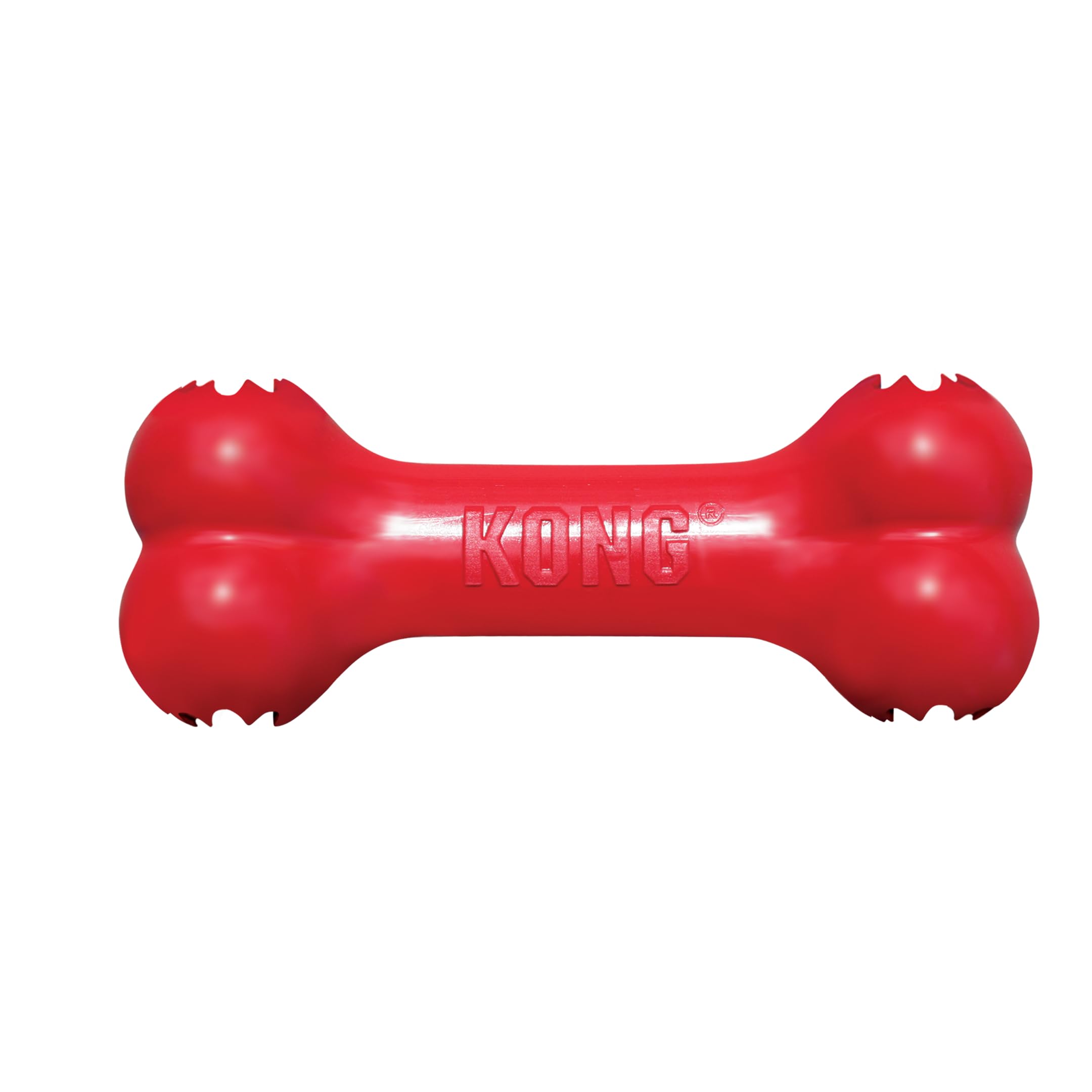 KONG Goodie Bone - Classic Natural Rubber Dog Bone - Treat Dispensing-Red,For Small Dogs