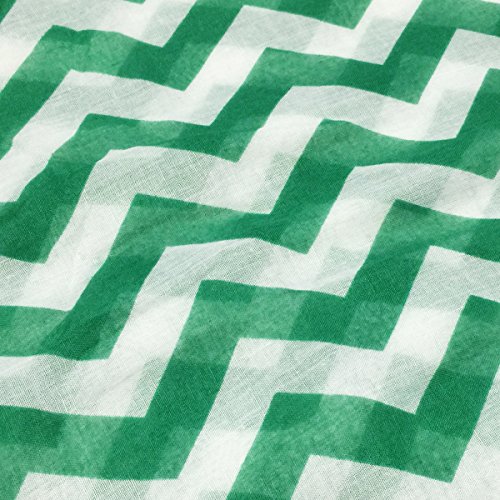 Wrapables Light Weight Chevron Infinity Scarf, Green