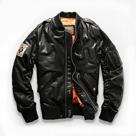 Amazon Co Jp Shisei しせい 本革ジャケット 羊革 ダウンジャケット フライトジャケット 革ジャン バイク用革ジャケット バイクジャケット バイクウェア 柔らかい オシャレ メンズ 秋冬 防風防寒 暖かい ブラック 服 ファッション小物