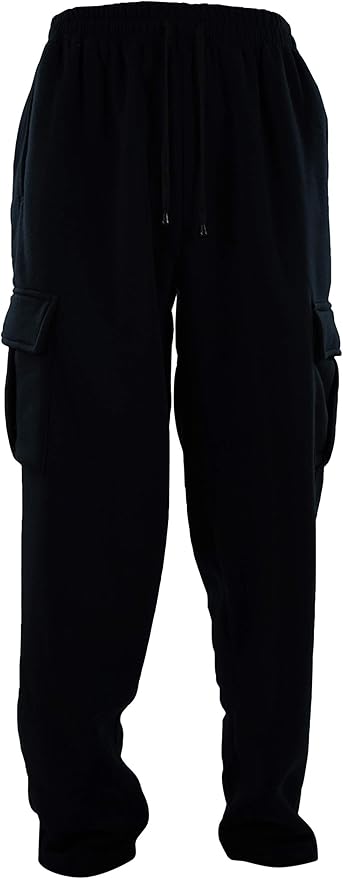 cargo sweatpants black