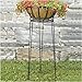 CobraCo Canterbury 30-Inch Black Scroll Top Plant Stand SCBPS1030-B