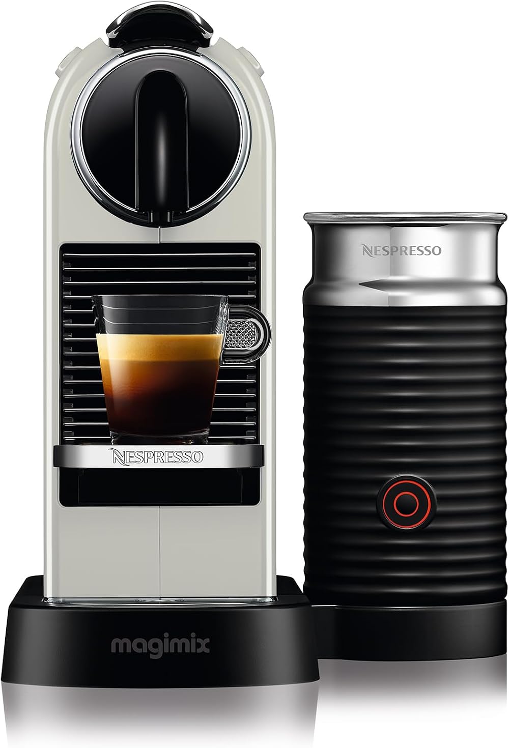 Nespresso Citiz EN267.WAE with Aeroccino Milk Frother White