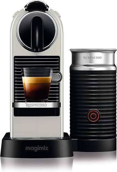 Nespresso Citiz EN267.WAE with Aeroccino Milk Frother White