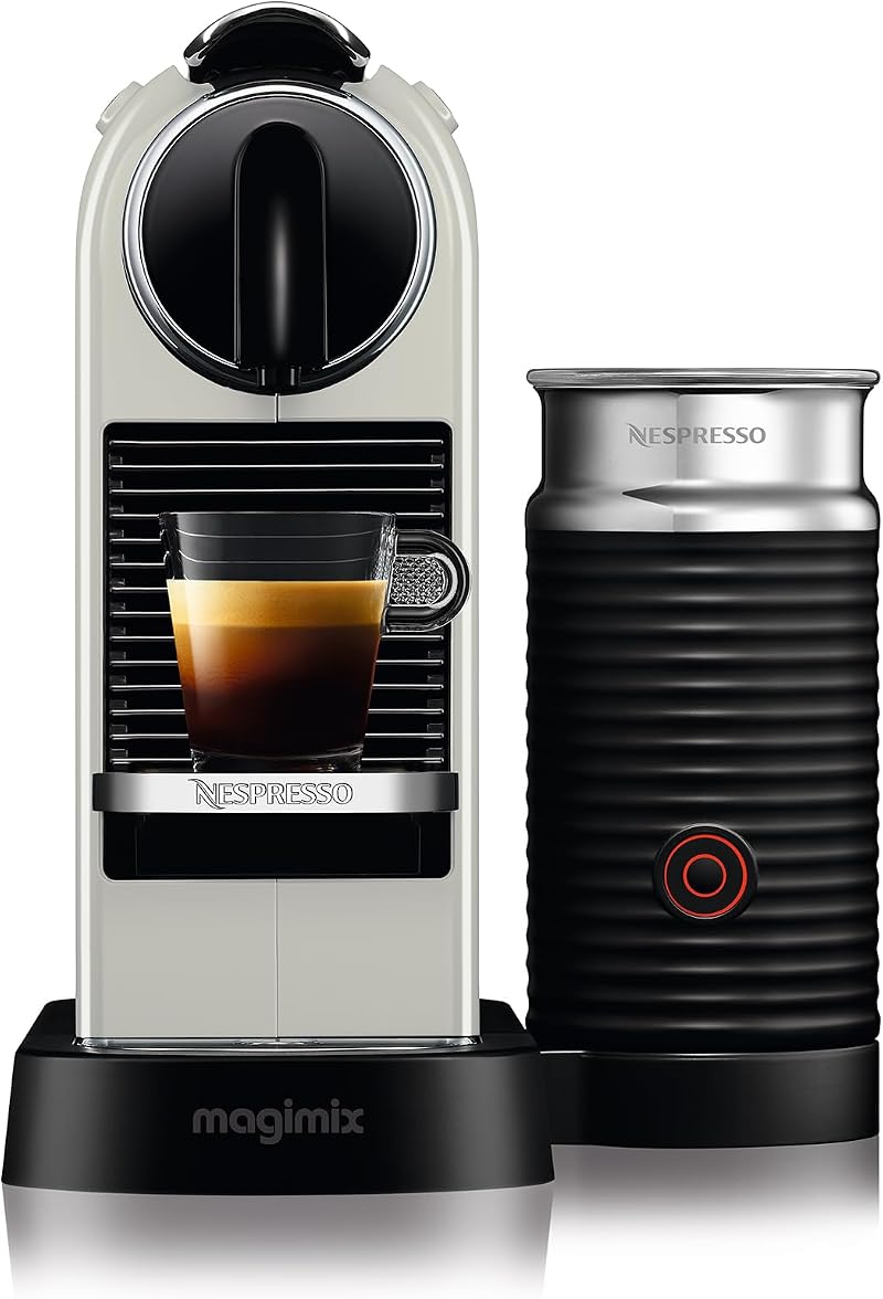 Nespresso Citiz EN267.WAE with Aeroccino Milk Frother White