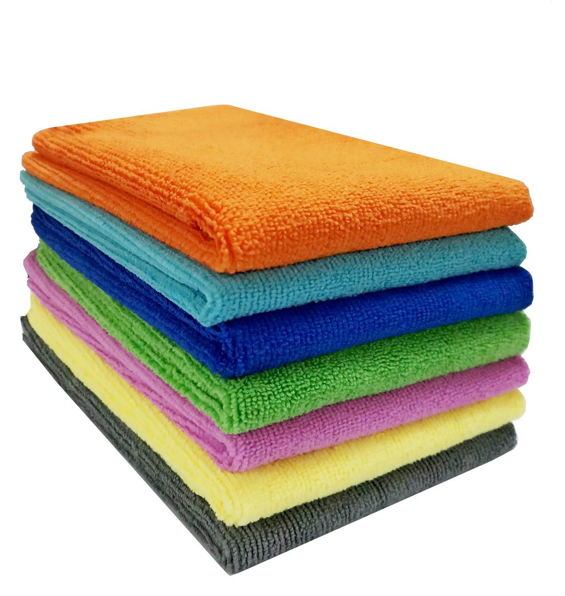 Pellcaso Wipewash Car Cleaning Cloth Microfiber Multi Purpose Duster for Car, Home & Kitchen (40x40 cms, Mix Colours) - Pack Of 4 Pcs