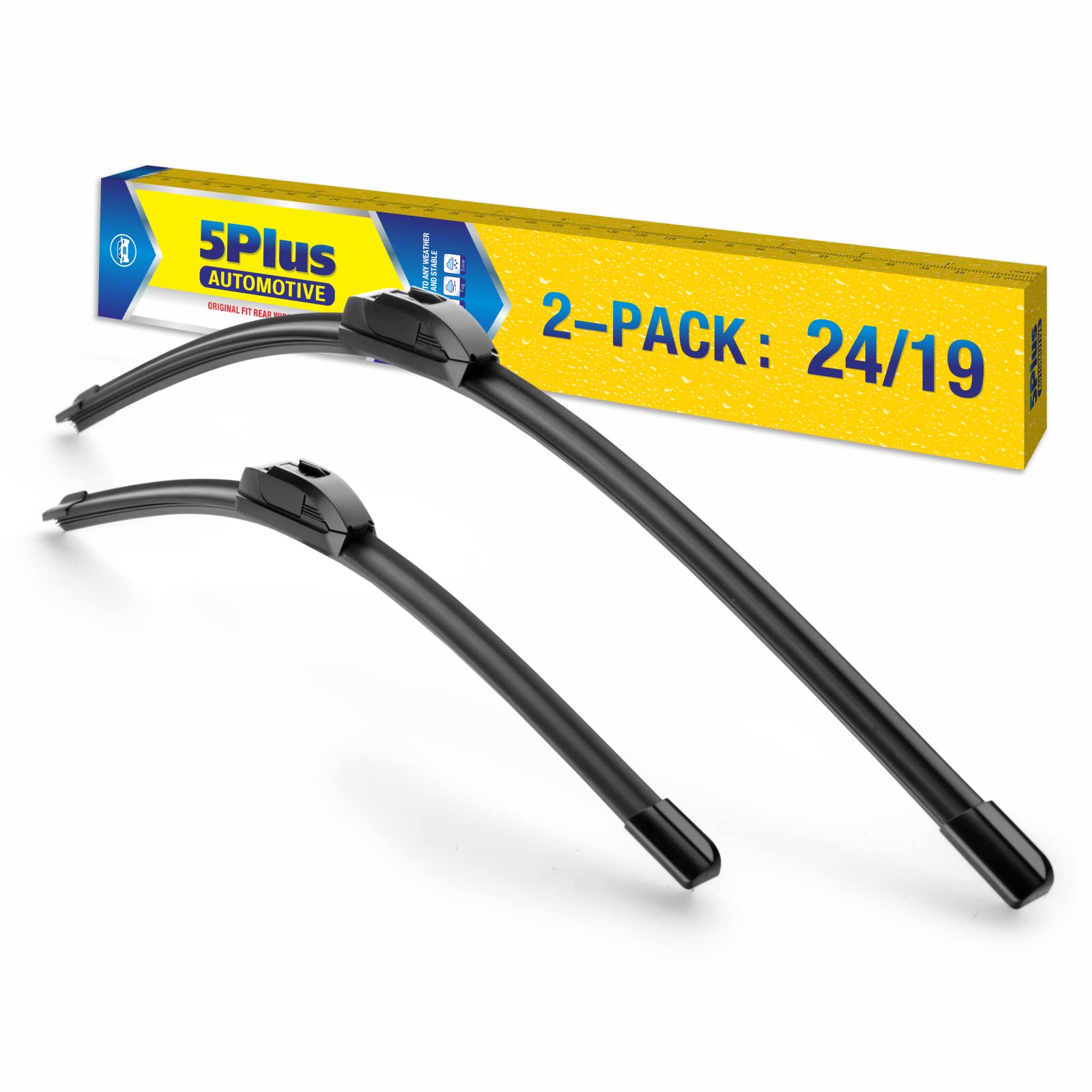 Photo 1 of 24"+19" Windshield Wiper Blades Replacement For Ford Fusion 2012 2011 2010 2009 2008 2007 2006/Chevy Equinox 09-05 Impala 21-14 Malibu 15-13/Dodge Journey 2020-2008,Windshield Wiper Blades For My Car