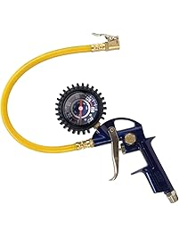 Tire Inflator, 3-in-1 Inflation Gun, with Gun, Locking Chuck and 2-inch Gauge, &frac14;&rdquo; NPT and Flexible Hose (Campbell Hausfeld MP600000AV)