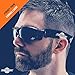 ToolFreak Spoggles - Tinted Lens With Pouch - Safety Glasses & Protective Goggles - Polycarbonate Lens, ANSI Z87 Rated & UV Protection - Foam Padded, Removable Legs, Headstrap & Pouch