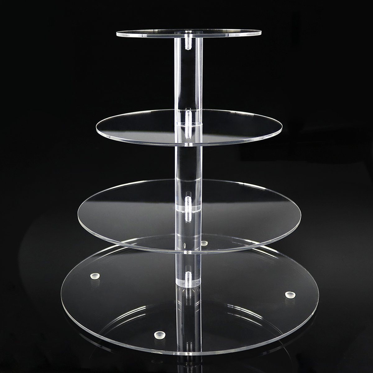 DYCacrlic Desktop Organizer for Home Office Supplies Files Pen and Desk Accessories Organization,Clear Big Desktop Organizer Box 2 set Drawers,Office Desktop Organizer Stand Holder Shelf,Cute,Supply