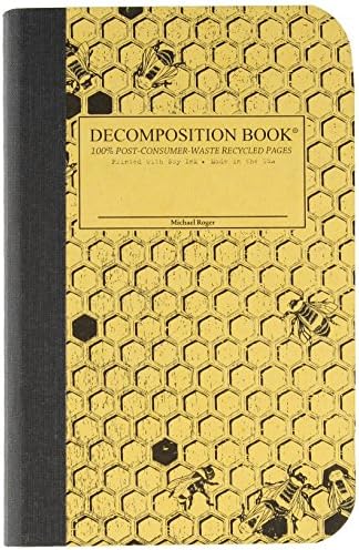 Honeycomb Pocket Sized Decomposition Book: College-ruled Composition Notebook With 100% Post-consumer-waste Recycled Pages