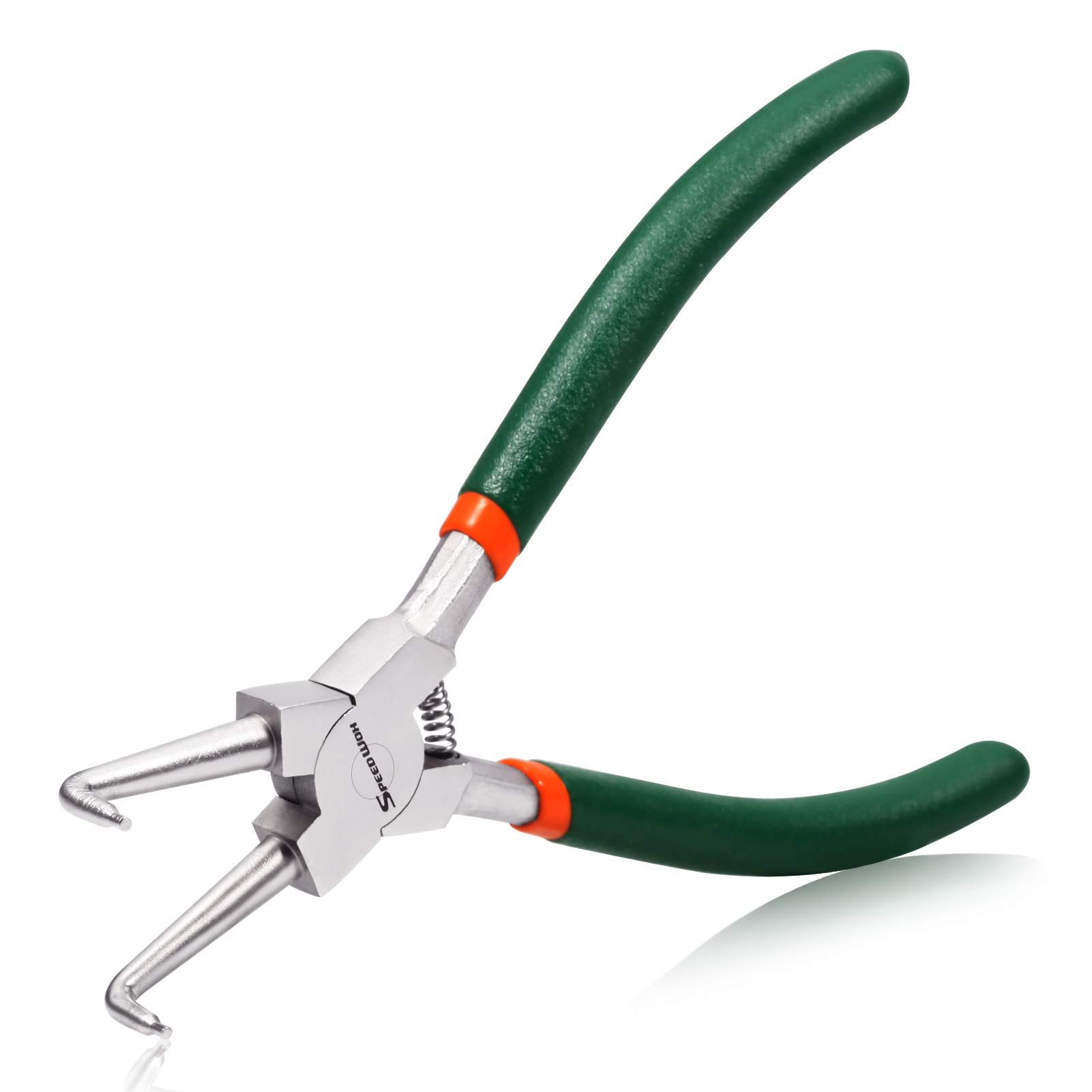 SPEEDWOX 7-Inch Internal Circlip Pliers - Heavy Duty Precision Cir-Clip Retainer Ring Pliers with Curved Jaw — image 1