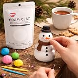 BOHS White Foam Clay Lite Squishy Soft Air Dry 100g for School Projects view 4