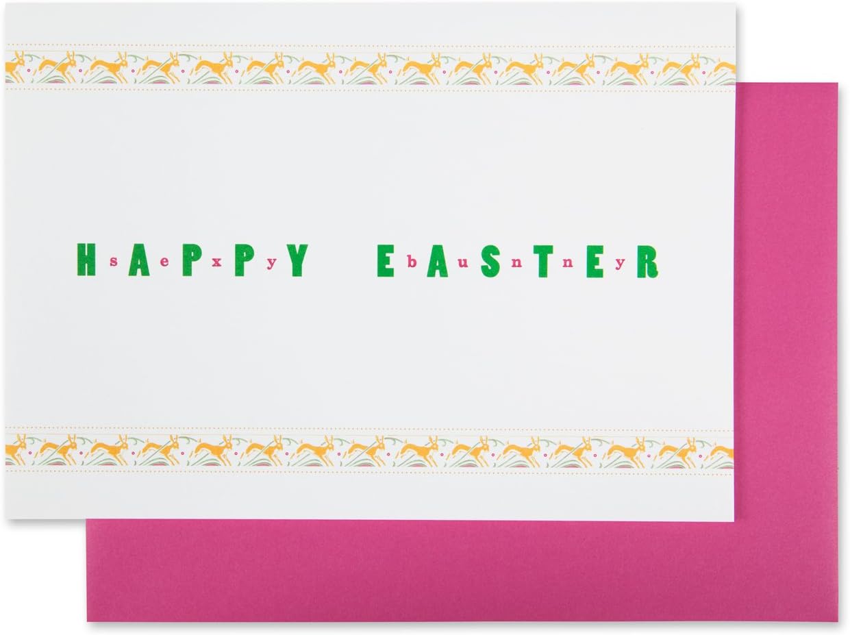 Lusty Letter "Happy Easter: Sexy Bunny" Greeting Card