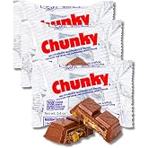 Chunky Bar - Pack of 3 - Milk Chocolate With Peanuts &amp; Raisins - 1.4 oz. Full Size