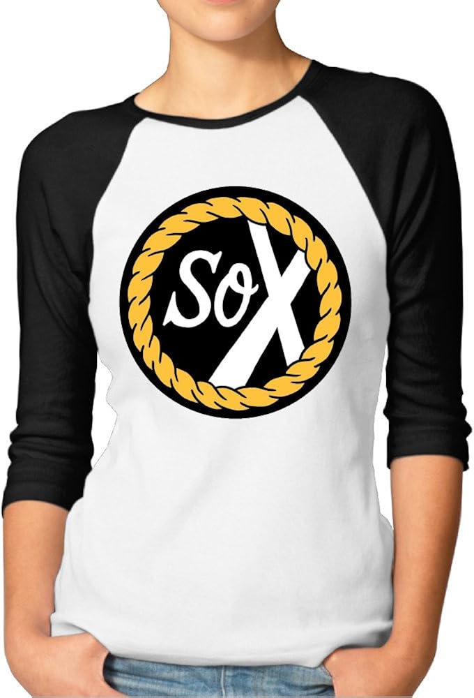 Amazon Com Womens Sox Chance The Rapper 3 4 Sleeve Baseball