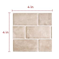 SMART TILES Peel and Stick Backsplash - 3D Adhesive