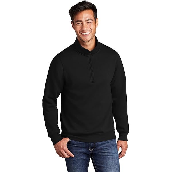 Port & Company Core Fleece 1/4-Zip Pullover Sweatshirt PC78Q XL