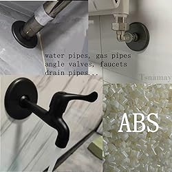 Tsnamay 2 Pcs Wall Split Flange, ABS Round