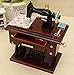 MAYMII Vintage Mini Sewing Machine Style Plastic Music Box Table Desk Decoration Toy Gift for Kid Children