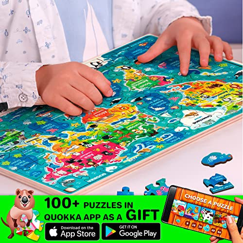 100 Piece Puzzles for Kids Ages 6810 Wooden Jigsaw Puzzles for 6