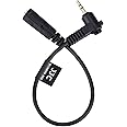 JJC 2.5mm Male to 3.5mm Female Microphone Jack Convertor Audio Recording Input Adapter Connector Cable for Fujifilm Fuji X-T30 II X-T20 X-T10 X100V X100F X100T X-PRO3 X-Pro2 X-T1 X-E3 X-E2S X-T100