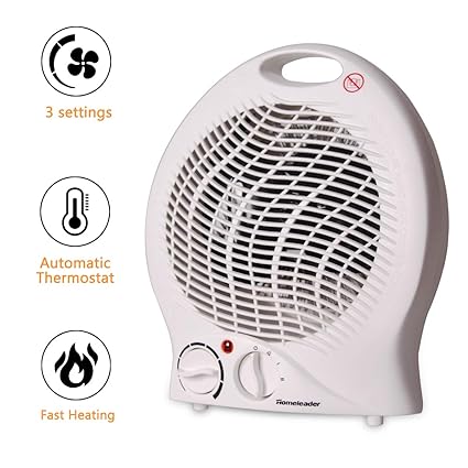 Amazon Com Portable Fan Heater Small Space Heater With