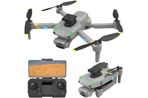 Bingchat Drones for Kids 8-12 Drone with Camera 1080P Mini Drone Kids 8 12 Drones for Adults/Beginners with Five Surfaces of Infrared Ray Obstacle Avoidance Indoor,with Two Batteries,Grey