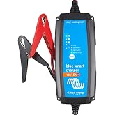 Victron Energy Blue Smart IP65 Smart Car Battery Charger 12V 5A | For Motorcycle, ATV, RV, Lithium and Deep Cycle Batteries, Certified to UL1236