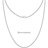 Silvadore Gold/Silver Chain for Men Necklace (2/4/6mm) - Stainless Steel Cuban Link Chain for Men (18K/925 Plated) - Thin, Non-Tarnish & Waterproof Jewelry - GIFT-READY - (18/20/22/24 Inch)