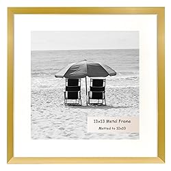 EVQUIT 13 x 13 Aluminum Picture Frame Metal Photo
