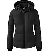 wantdo Women's Recycled Winter Coat Waterproof Puffer Jackets With Hood