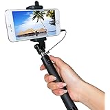 Selfie Stick, Jife [Battery Free] Wired Selfie Stick for iPhone SE/6S/6S Plus/6/6 Plus/5S/ GalaxyS7/ Galaxy S7 Edge/ Nexus 6p/ LG G5 and More