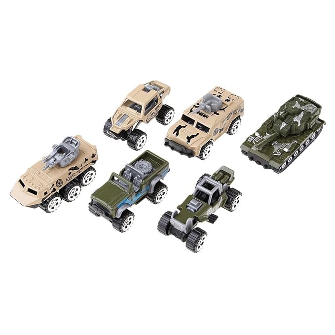 Tubayia 6 Stuck Legierung Militar Fahrzeug Auto Modell Haus