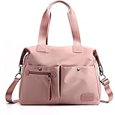 CORIOS Women Shoulder Bag Nylon Handbag Casual Top Handle Bag Multi Pocket Crossbody Bag