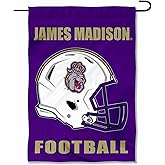James Madison Dukes Football Helmet Garden Flag