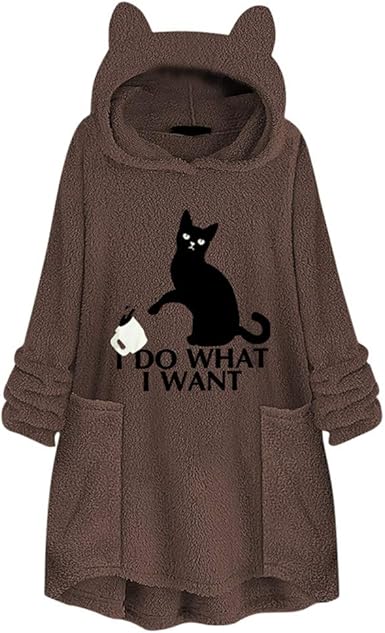 cat ear hoodie plus size
