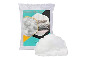 Vseegrs 75g/2.6oz Premium Polyester Stuffing for Stuffed Animals, Soft and Warm Down Feather Like DIY Toy Stuffing for Dolls, Silky Texture Fiber Filling pp Cotton Stuffing for Craft