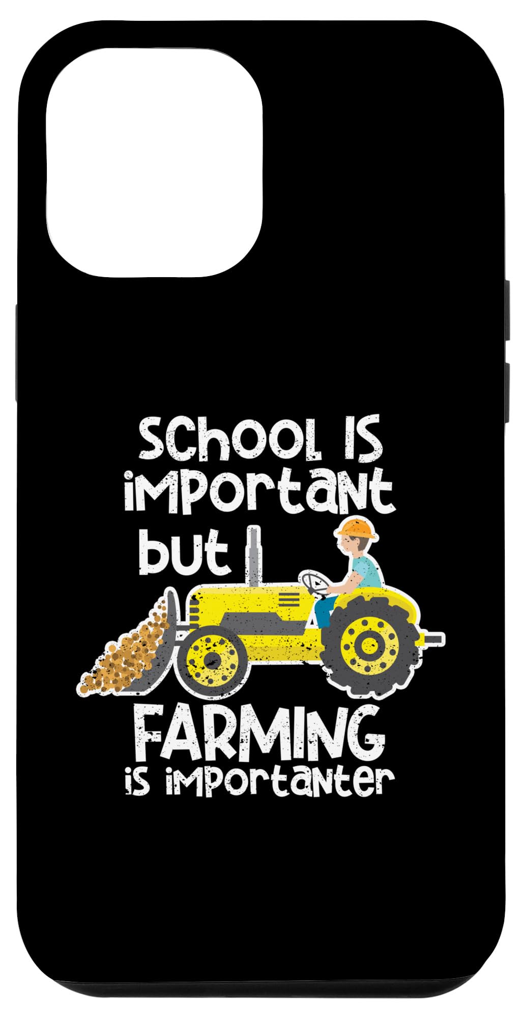 iPhone 14 Pro Max School Is Important But Farming Is Importanter - Farmer Case