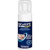 OCuSOFT Lid Scrub Original Foaming Eyelid Cleanser - Mild Instant Foaming Eyelid & Eyelash Cleanser - Daily Eyelid Wash to Remove Oil, Dust, Pollen & Eye Makeup - 7.25 fl oz