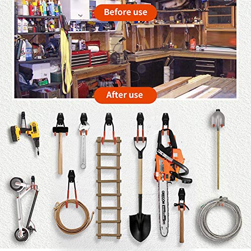 Recie Garage Organization Hooks Heavy Duty,Screw Garage Hooks Wall