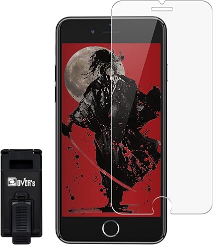 Amazon ガラスザムライ 日本品質 Iphonese 用 ガラスフィルム 第2世代 年販売 強化ガラス 保護フィルム 独自技術oシェイプ 硬度10h らくらくクリップ付き Over S 259 K Over S オーバーズ スクリーンプロテクター