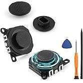 2Pack Joysticks Replacement for Sony PSP 1000 1001 3D Analog Sensor Module for PSP 1000 1001 Joystick Thumbstick Cap Replacement Accessories Parts with Repair Tools