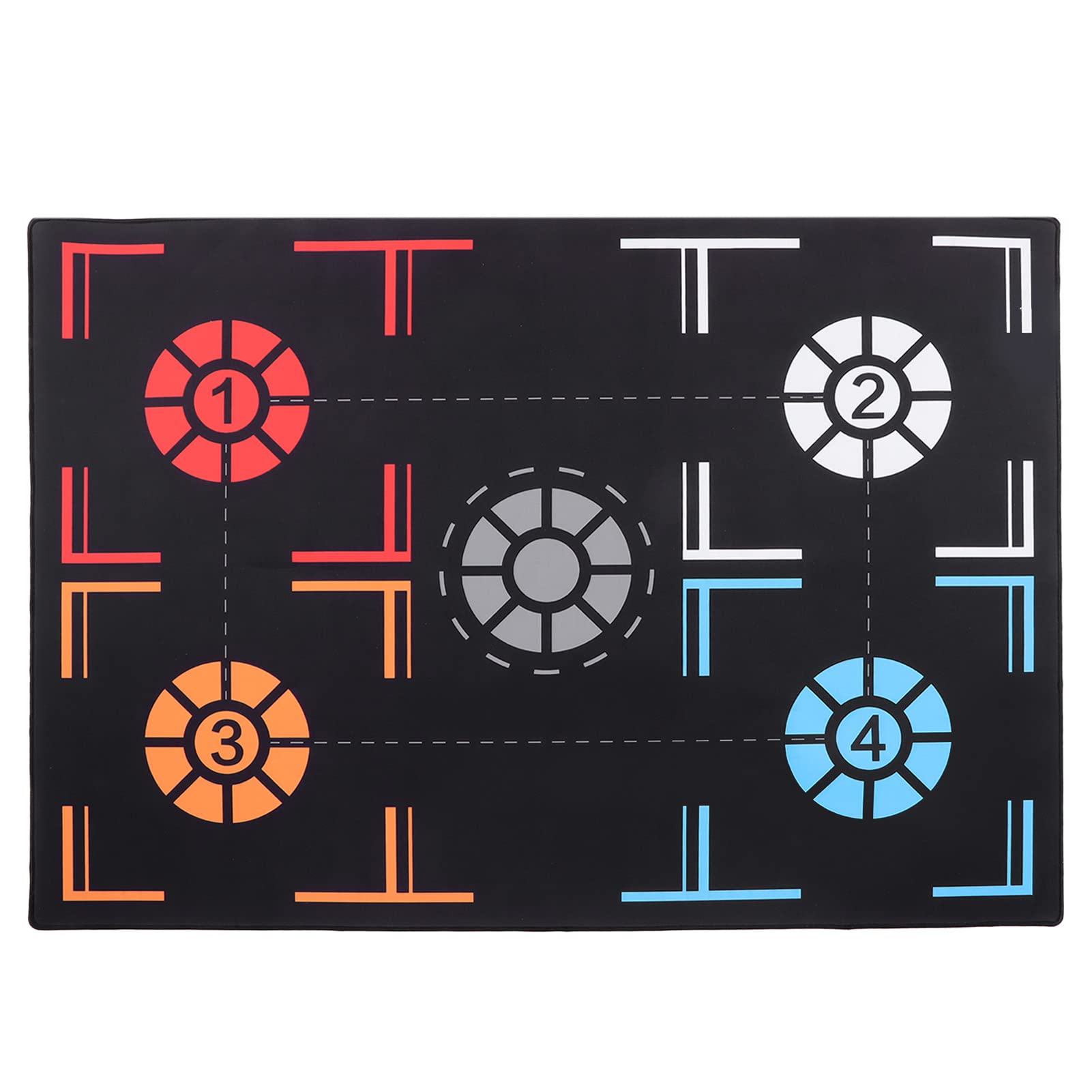 Basketball Training Mat. Silent Non-Slip Professional Tips on Training Points Training Mat for Basketball