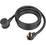 10FT/3Meter 30Amp 3 Prong 30Amp Dryer Extension Cord, Nema 10-30 Extension Cord, Heavy Duty 10-30P to 10-30R Extension Cord 3