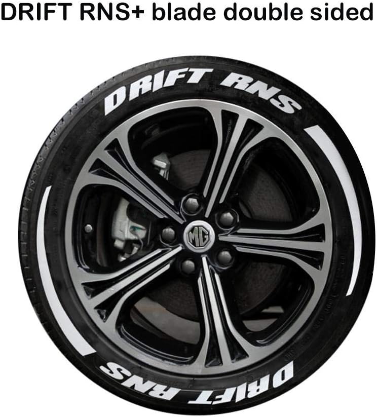 Fightsong Personality tire 3D Letter Reflective Sticker car Motorcycle tire Sticker Personalized car Styling Wheel Label Creative Realistic 3D Logo car Styling Wheel Label