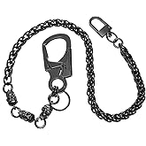 Ahiller Skull Pants Chain for Men,25''Heavy Punk Biker Anti-Theft Wallet Chains for Keys,Jeans,Belt Goth Accessories