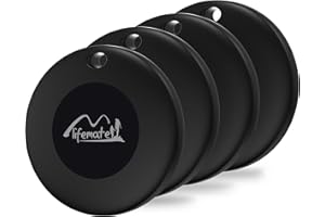 MILI Lifemate Tracker for Android, Google Find My Device Certified Tracker, Smart Tracking Tag/Item Finder Locator for Keys, Luggage, Backpack, Bag, Purse (4 Pack)