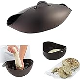 Bread Bowl,Bread Maker Mold for Baking Bread,Silicone Bread Loaf Pan | Flexible Soft Loaf Pan for Homemade Bread Sourdough,Bakeware Tool for Baking,Silicone Baker for Mix, Proof and Bake