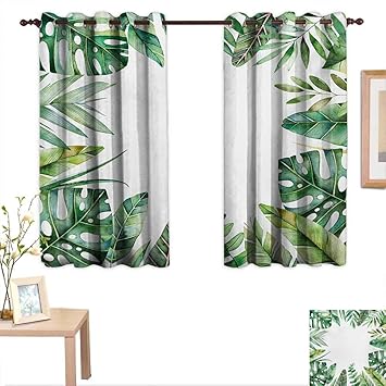 Amazon Com Superlucky Plant Drapes For Living Room
