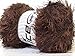 100 Gram Chocolate Brown Eyelash Yarn Ice
